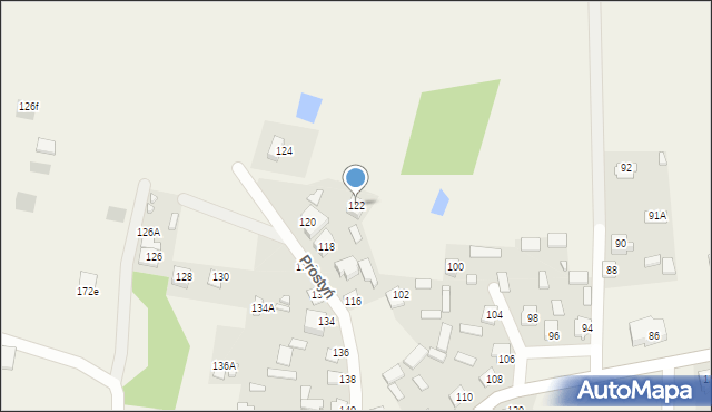 Prostyń, Prostyń, 122, mapa Prostyń