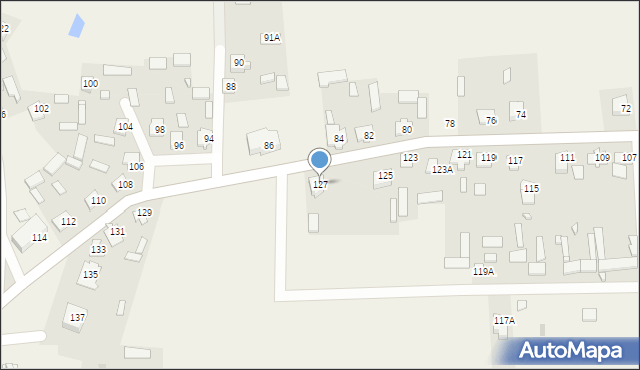 Prostyń, Prostyń, 127, mapa Prostyń