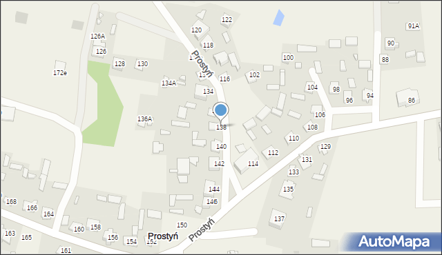 Prostyń, Prostyń, 138, mapa Prostyń
