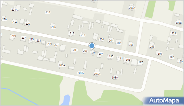 Prostyń, Prostyń, 199, mapa Prostyń