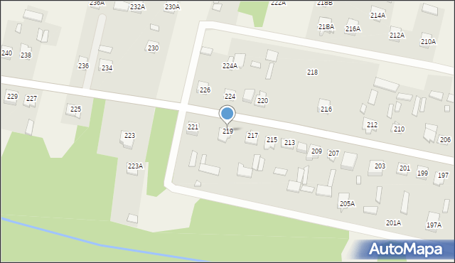 Prostyń, Prostyń, 219, mapa Prostyń