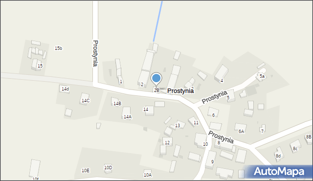 Prostynia, Prostynia, 2B, mapa Prostynia