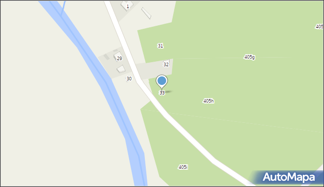 Prostynia, Prostynia, 33, mapa Prostynia