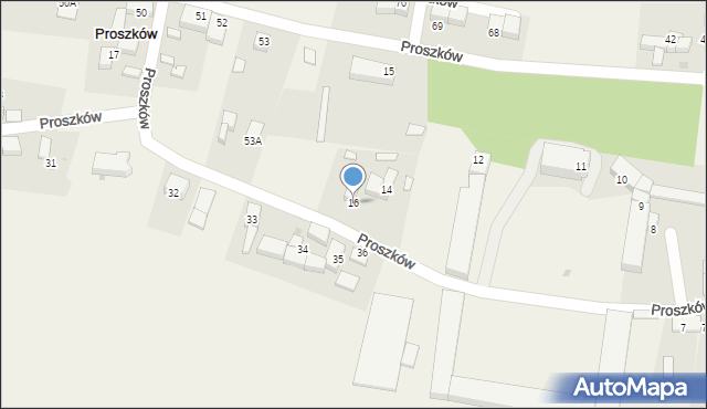 Proszków, Proszków, 16, mapa Proszków