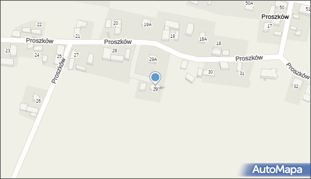 Proszków, Proszków, 29, mapa Proszków