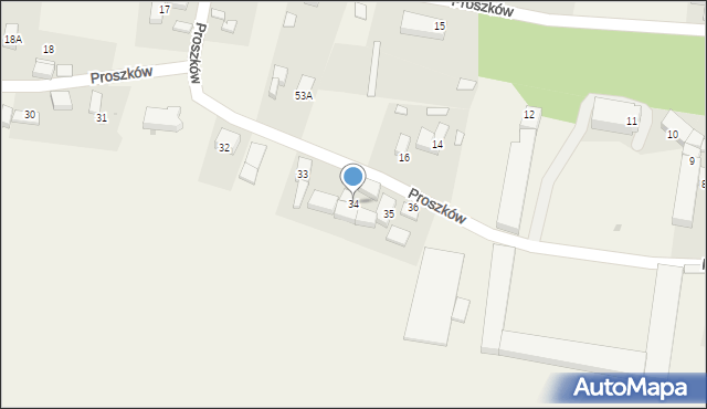 Proszków, Proszków, 34, mapa Proszków