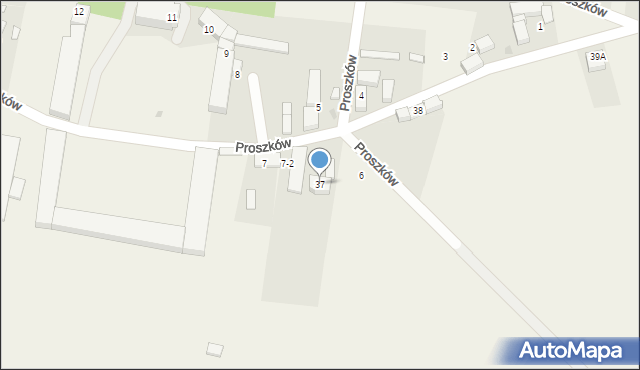 Proszków, Proszków, 37, mapa Proszków