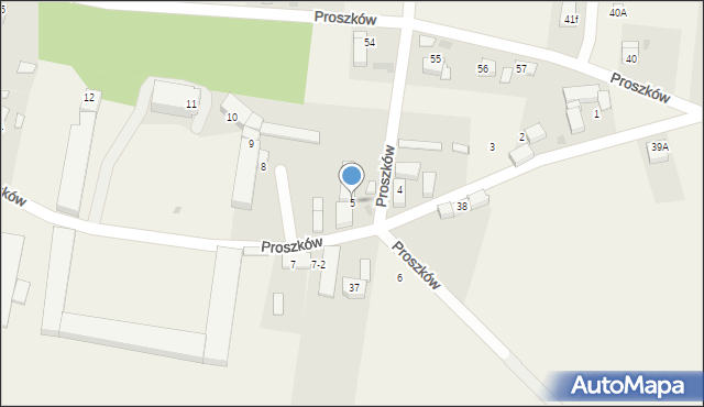 Proszków, Proszków, 5, mapa Proszków