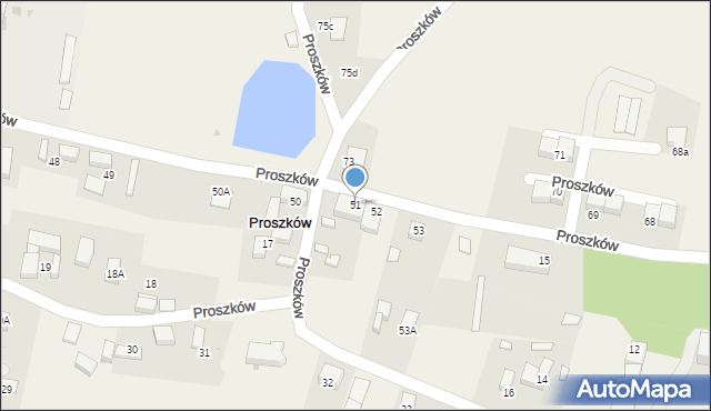 Proszków, Proszków, 51, mapa Proszków