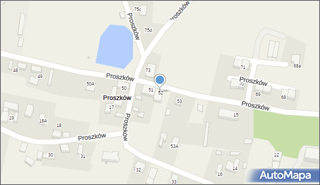 Proszków, Proszków, 52, mapa Proszków