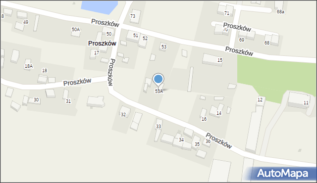 Proszków, Proszków, 53A, mapa Proszków
