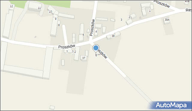 Proszków, Proszków, 6, mapa Proszków