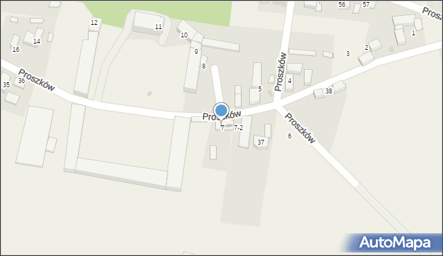 Proszków, Proszków, 7, mapa Proszków