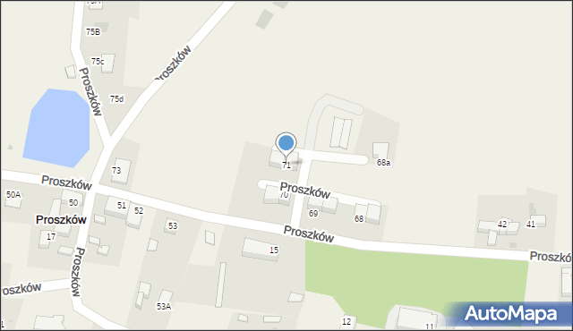 Proszków, Proszków, 71, mapa Proszków