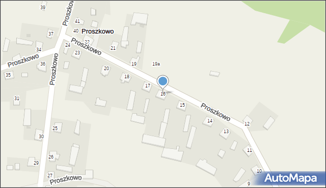Proszkowo, Proszkowo, 16, mapa Proszkowo