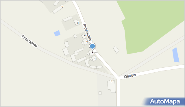 Proszkowo, Proszkowo, 5, mapa Proszkowo