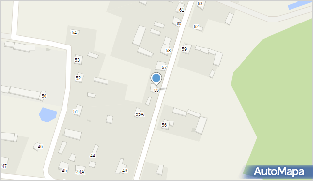 Proszkowo, Proszkowo, 55, mapa Proszkowo