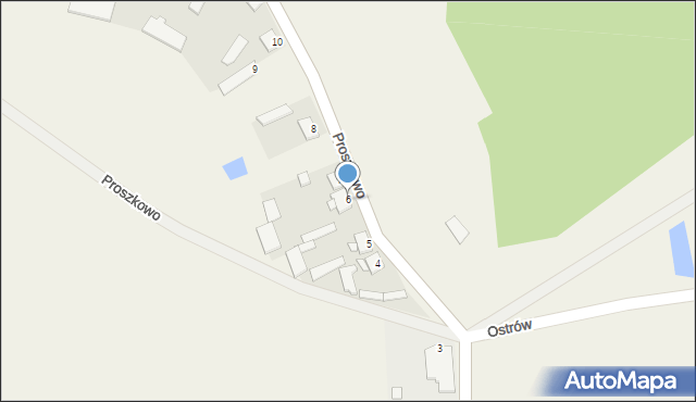 Proszkowo, Proszkowo, 6, mapa Proszkowo