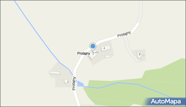 Protajny, Protajny, 2, mapa Protajny
