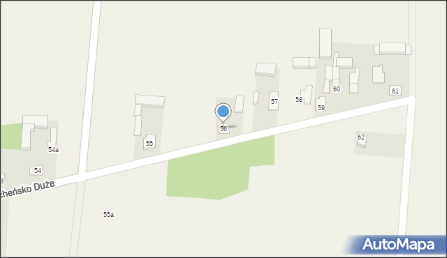 Prucheńsko Duże, Prucheńsko Duże, 56, mapa Prucheńsko Duże