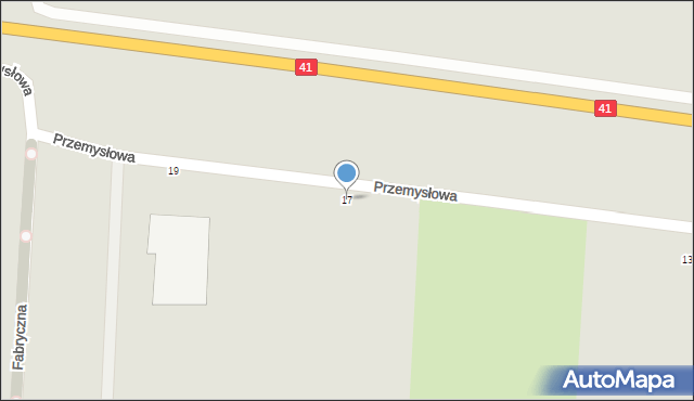Prudnik, Przemysłowa, 17, mapa Prudnik