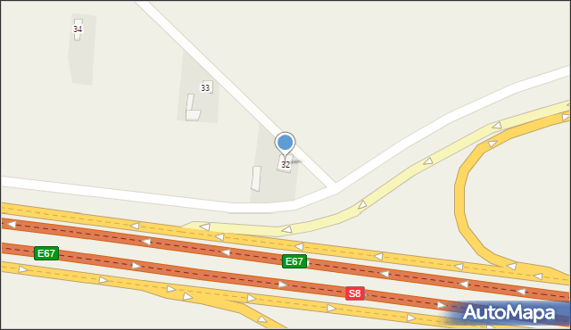 Prusak, Prusak, 32, mapa Prusak