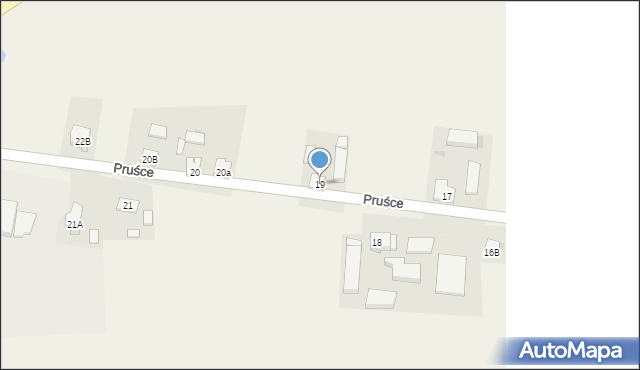 Pruśce, Pruśce, 19, mapa Pruśce