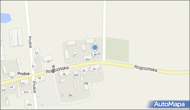 Pruśce, Pruśce, 25, mapa Pruśce