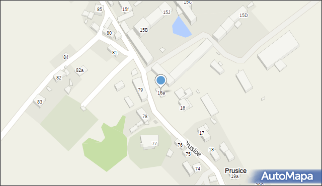 Prusice, Prusice, 16a, mapa Prusice