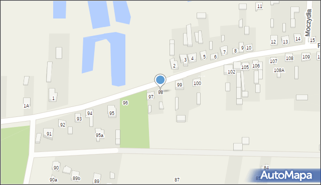 Prusicko, Prusicko, 98, mapa Prusicko