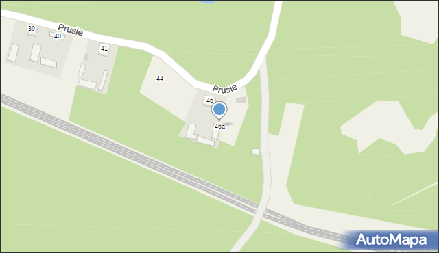 Prusie, Prusie, 46a, mapa Prusie