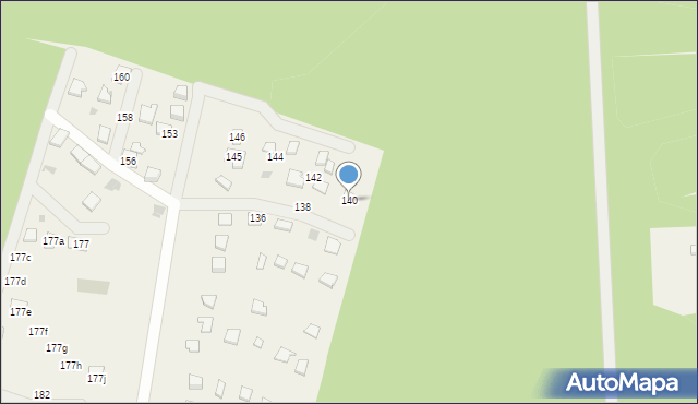 Prusim, Prusim, 140, mapa Prusim