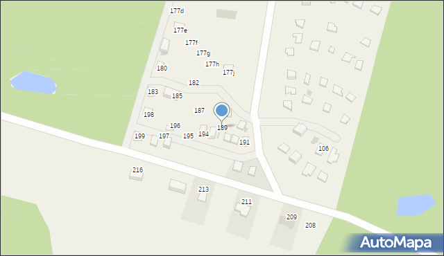 Prusim, Prusim, 189, mapa Prusim