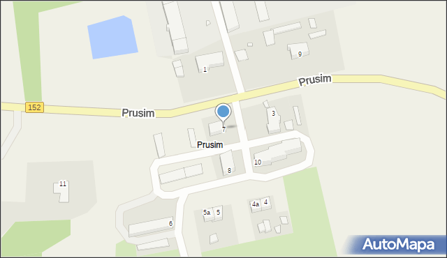 Prusim, Prusim, 7, mapa Prusim