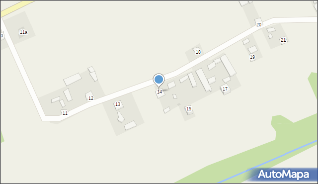 Prusinowice, Prusinowice, 14, mapa Prusinowice