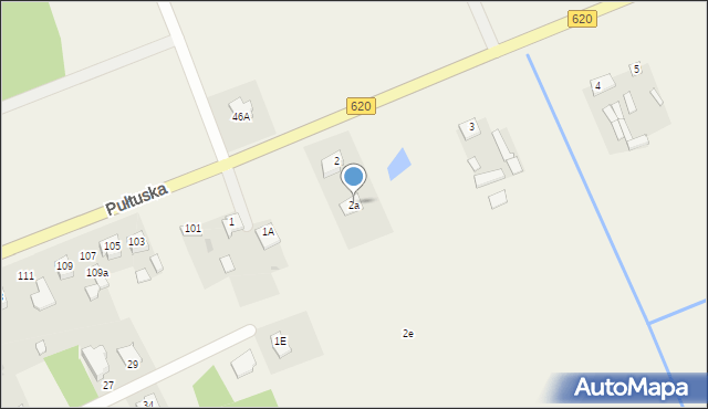 Prusinowice, Prusinowice, 2a, mapa Prusinowice