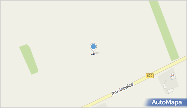 Prusinowice, Prusinowice, 44c, mapa Prusinowice