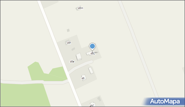 Prusinowice, Prusinowice, 46L, mapa Prusinowice