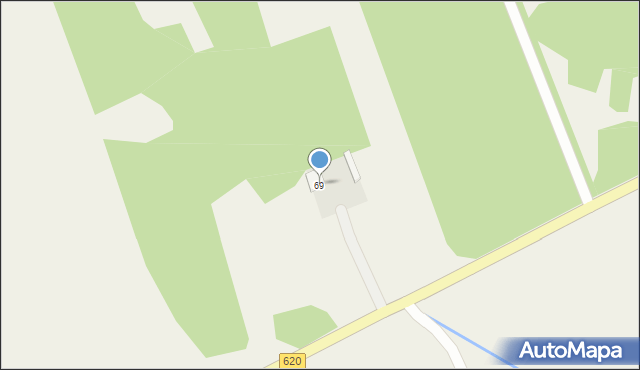 Prusinowice, Prusinowice, 69, mapa Prusinowice