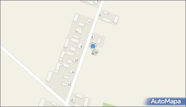 Prusinowice, Prusinowice, 8a, mapa Prusinowice