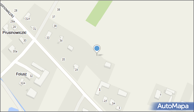 Prusinowice, Prusinowice, 1d, mapa Prusinowice