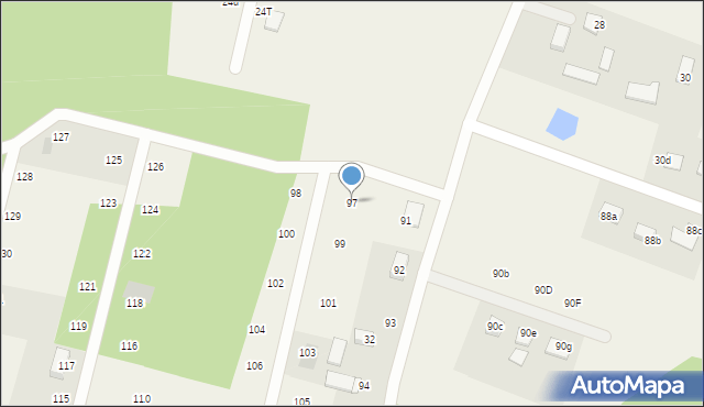 Prusinowice, Prusinowice, 97, mapa Prusinowice