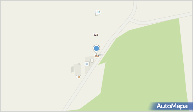 Prusinowice, Prusinowice, 31a, mapa Prusinowice