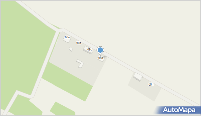 Prusinowiczki, Prusinowiczki, 68d, mapa Prusinowiczki