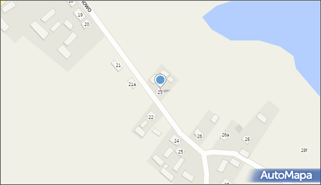 Prusinowo, Prusinowo, 23, mapa Prusinowo