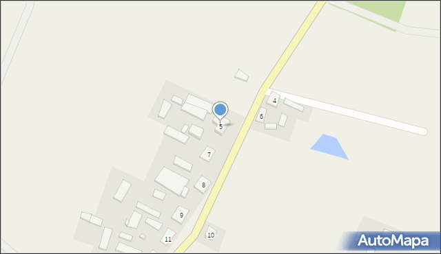 Prusinowo, Prusinowo, 5, mapa Prusinowo