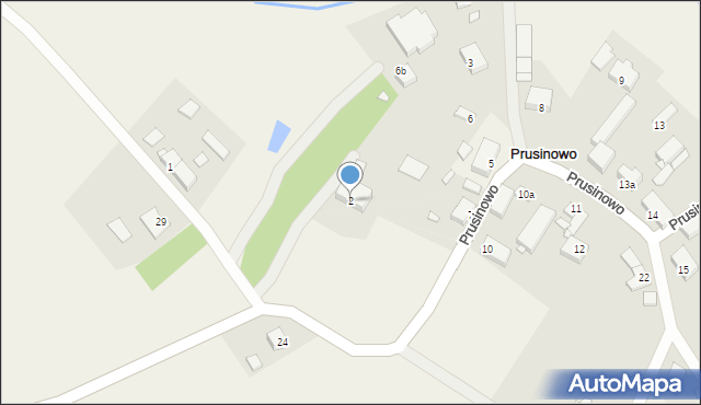 Prusinowo, Prusinowo, 2, mapa Prusinowo