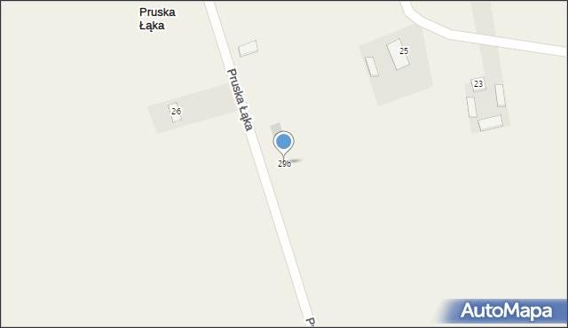 Pruska Łąka, Pruska Łąka, 29b, mapa Pruska Łąka