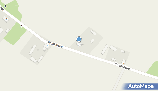 Pruskołęka, Pruskołęka, 7, mapa Pruskołęka