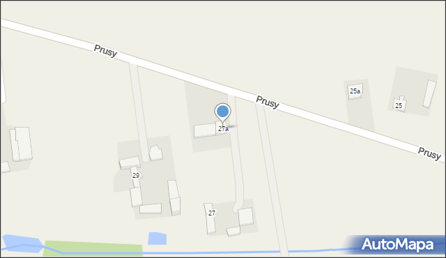 Prusy, Prusy, 27a, mapa Prusy